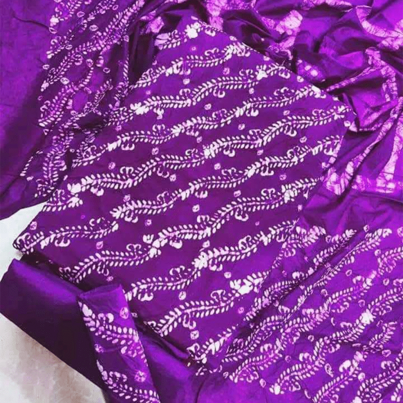 Mom Chunri Batik Purple